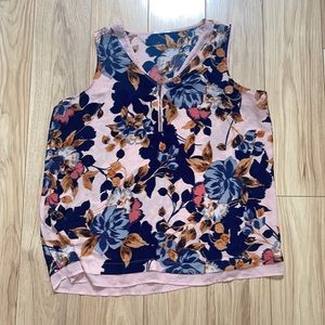 Maurices Floral Tank Blouse TBD P